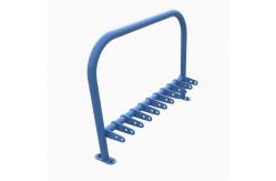 China Sheffield Single Sided Scooter Parking Rack Hardware Fabrication E Scooter Rack supplier
