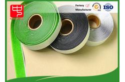 China Colour Nylon Roll Hook And Loop Adhesive Tape For Household / Plastic PVC supplier