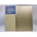 Fire Resistant ACP Board Panels 0.4mm Alloy Stone Grain Texture For Architectural Column Wrapping for sale