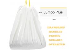 China Jumbo Drawstring Scented LDPE Cat Litter Liner Bags supplier