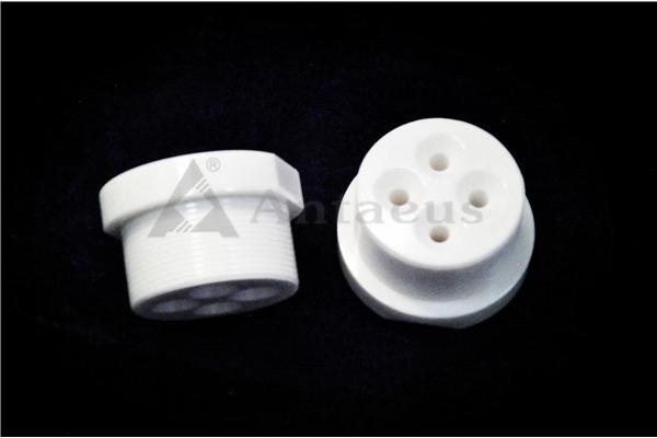 High Precision 99% Alumina Ceramic Components Abrasion Resistant
