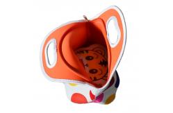 China Custom logo large folding portable waterproof canvas hanging cosmetic storage supplier