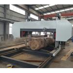 PLC Automatic Setworks Heavy Duty Sawmill Machine Wood Cutting