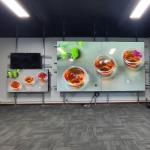 Mounted Indoor Advertisement Display , Splicing LCD Video Wall Display