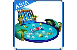 China Animal Shape Inflatable Theme Park , Inflatable Water Play Center , Inflatable Water Play Island supplier