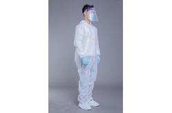 China Waterproof Hooded Elastic Cuff SMS disposable protective gowns supplier