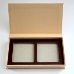 Customized Empty Baked Eyeshadow Palette Compact 2 Position Pantone Color for sale