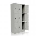 9 Metal Door Gym Steel Multi Door Storage Locker For Changing Room for sale