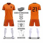 Team Custom Soccer Jerseys Quick Dry Breathable LightWeight 100 Polyester Shirt