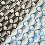 Aluminum Chains In Horizontal Or Vertical Panels 10mm*22mm Hook Size Heavy Duty for sale