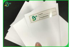 China Long Grain White Plain 80gsm 100gsm Rolls Woodfree Paper For Offset Printing supplier
