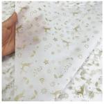 Recyclable Golden Silver Wedding Wrapping Paper Sheet for sale