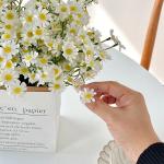 Ins Chamomile Simulation Flower Bundle Daisy Fake Flower Living Room Decoration Table Flower Bouquet Photography Props for sale