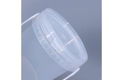 China Various Specifications White Round Plastic Bucket for Yogurt Ice Cream Promotion supplier