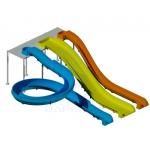 Outdoor Water Park Amusement Kid Play Sets above Ground Pool Water Slide for sale