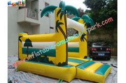 China Palm Tree Commercial Bouncy Castles Inflatable , Bouncer Jumper For Kids supplier