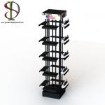 20 Shoes 360 Rotating Shoe Rack With 4 Sides And Metal Shelves for sale