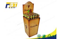 China Removable Header Cardboard Dump Bins Recycling Customized For Drinks Retails supplier