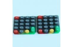 China Silkscreen Printing Conductive Custom Silicone Rubber Keypads supplier