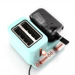 Small 120v 3 In 1 Breakfast Maker Kitchen Appliance With Toaster Frying Pan