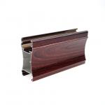 Heat Transfer 6063 Wood Finish Aluminium Profiles For Window Frame for sale