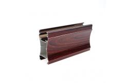 China Heat Transfer 6063 Wood Finish Aluminium Profiles For Window Frame supplier