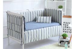 China Cuddle Bed Reducer Baby Crib Bedding Sets Durable Design 100% Cotton supplier