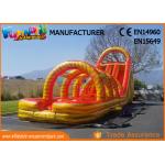 0.55mm PVC Tarpaulin Inflatable Jumping Castle / Inflatable Water Slide for sale