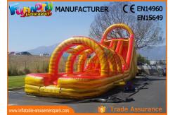 China 0.55mm PVC Tarpaulin Inflatable Jumping Castle / Inflatable Water Slide supplier