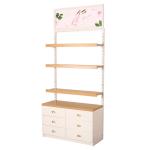 Cosmetic Point Of Purchase Pop Display Wood Makeup Display Stand for sale