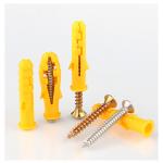 Plastic Drywall Wall Anchors Nylon Wall Plug Anchor With Self Tapping Screws For Plasterboard for sale
