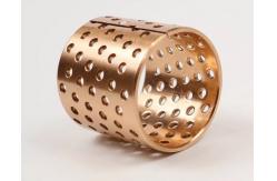 China FB-092 Wrapped CuSn8P Copper Bearing Brass Oilless 25x28x30mm supplier