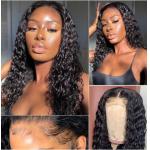 10A Grade Invisible HD Lace Closure 5x5 Deep Wave Lace Frontal Wig for sale