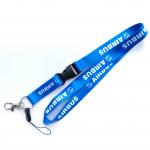 Safety Breakaway Clasps Custom Polyester Lanyards Corporate ID Waterproof Print for sale