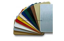 China 3mm PE Aluminum Composite Panel Surface Brushed Anodized supplier