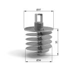 Customized Zinc Alloy Connection Absorption Anchor Absorption Board Suspension System for sale