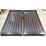 Black Frame Flat Plate Solar Collector For Pool Blue Absorb Solar Heating Water for sale