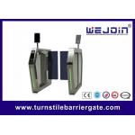 Security Pedestrian Entrance Swing Barrier Turnstile RS232 Access Control Gate for sale