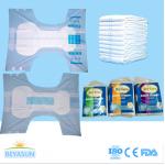 PE Film Cover Thick Extra Absorbent Adult Disposable Diapers Printed / Chemical Free for sale