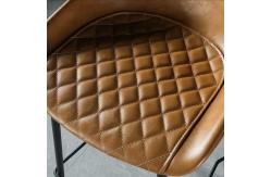 China Wooden Brown Bar Table Leather 840HMM Counter Bar Chair With PVC Edging supplier