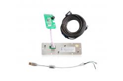 China IP65 5 Keys Metal Keypad Rear Panel Mounting Atm Machine Keypad supplier
