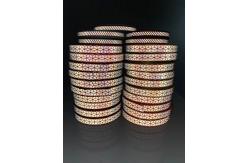 China Plastic Zipper Tape Rainbow Reflective Material Printed On Zippers For Bags supplier