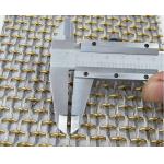 Stainless Steel Decoative Metal Architecture Mesh Stainless Steel Woven Wire Drapery for sale