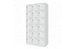 China Multifunctiona 18 Doors Electrostatic Fireproof Metal Lockers supplier