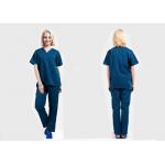 Dense Stitching Scrubs Medical Uniforms Double Needle Sewing For Men And Women for sale