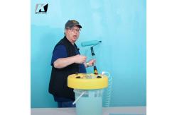 China Smart 10W Electric Paint Roller Machine Speed 300 RPM Multi Room supplier