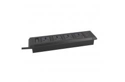 China Multi Socket Switch Hidden Power Outlet With Usb Charger supplier