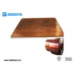 High Elongation Copper Clad Sheet Perfect Surface Good Bending Resistance for sale