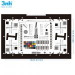 4000 Lines Resolution Test Chart 3nh Customized ISO 12233 With Color Patches 4X for sale