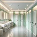 Water Resistance Toilet Partitions Hygienic and Comfortable Restroom Environment Commercial Bathroom Partition for sale